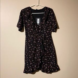 NWT Black Floral Dress